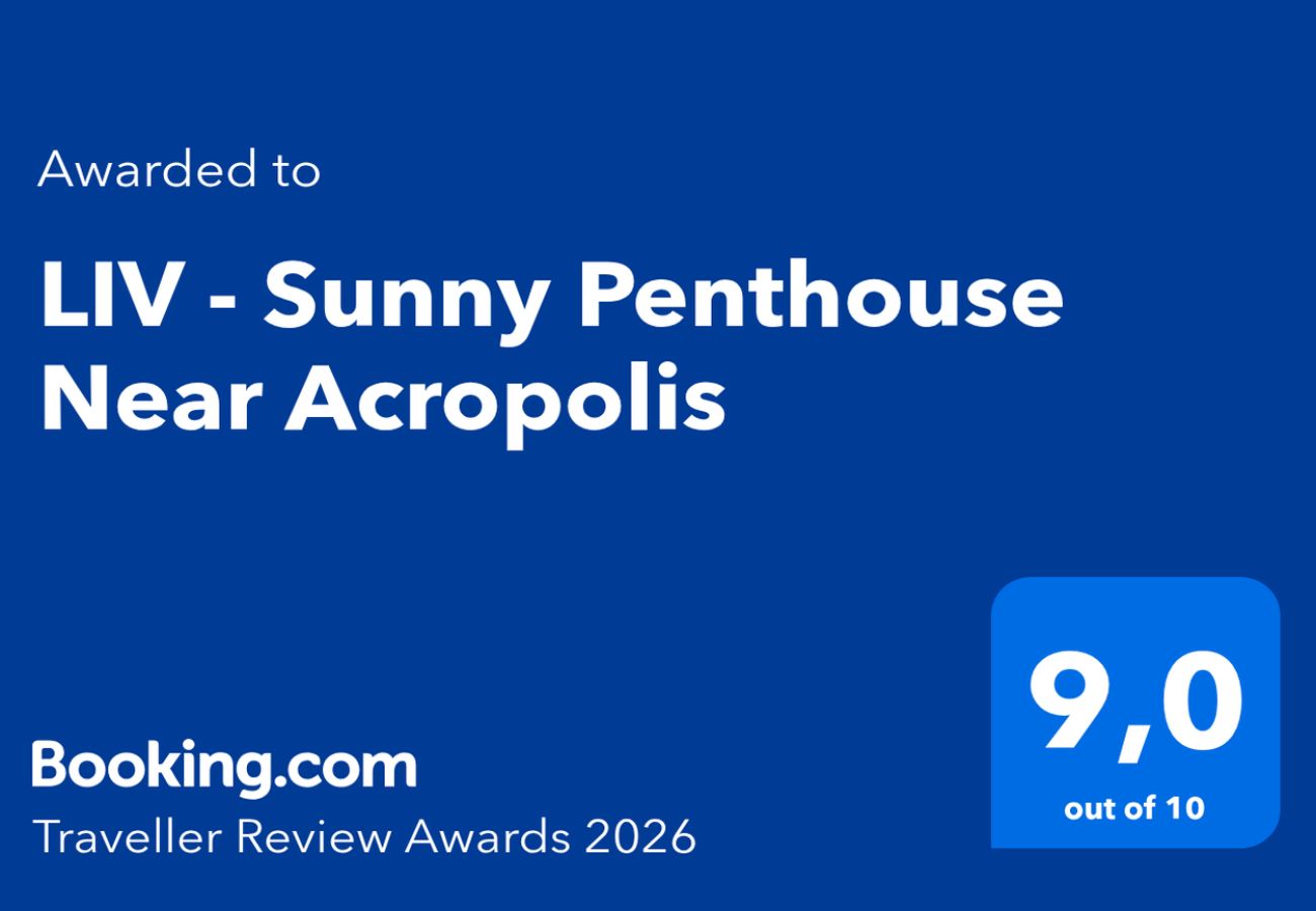 Apartment in Athens - LIV - Sunny Penthouse Near Acropolis